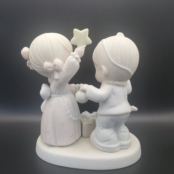Precious Moments YOU ARE MY FAVORITE STAR Ceramic Collectible Figurine 1992 vtg - Picture 4 of 6